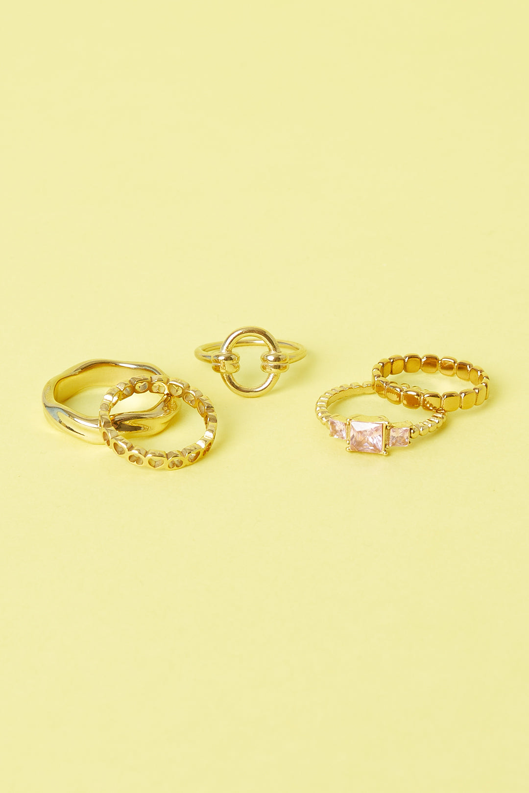 Ring cirkel goud