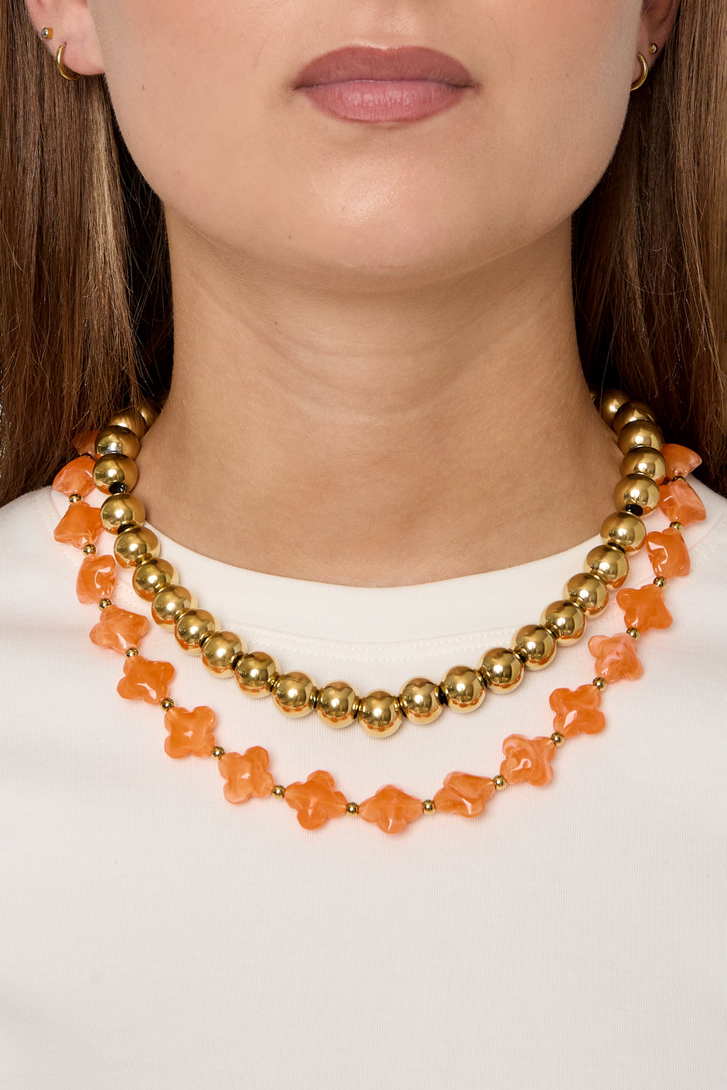 Gekleurde ketting klaver