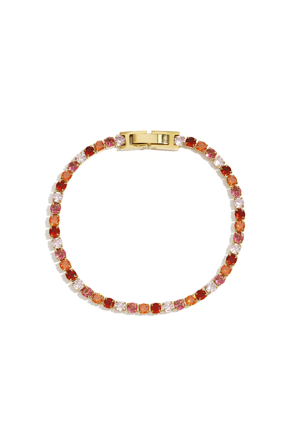 Armband gekleurd goud