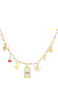 Ketting met hangertjes goud