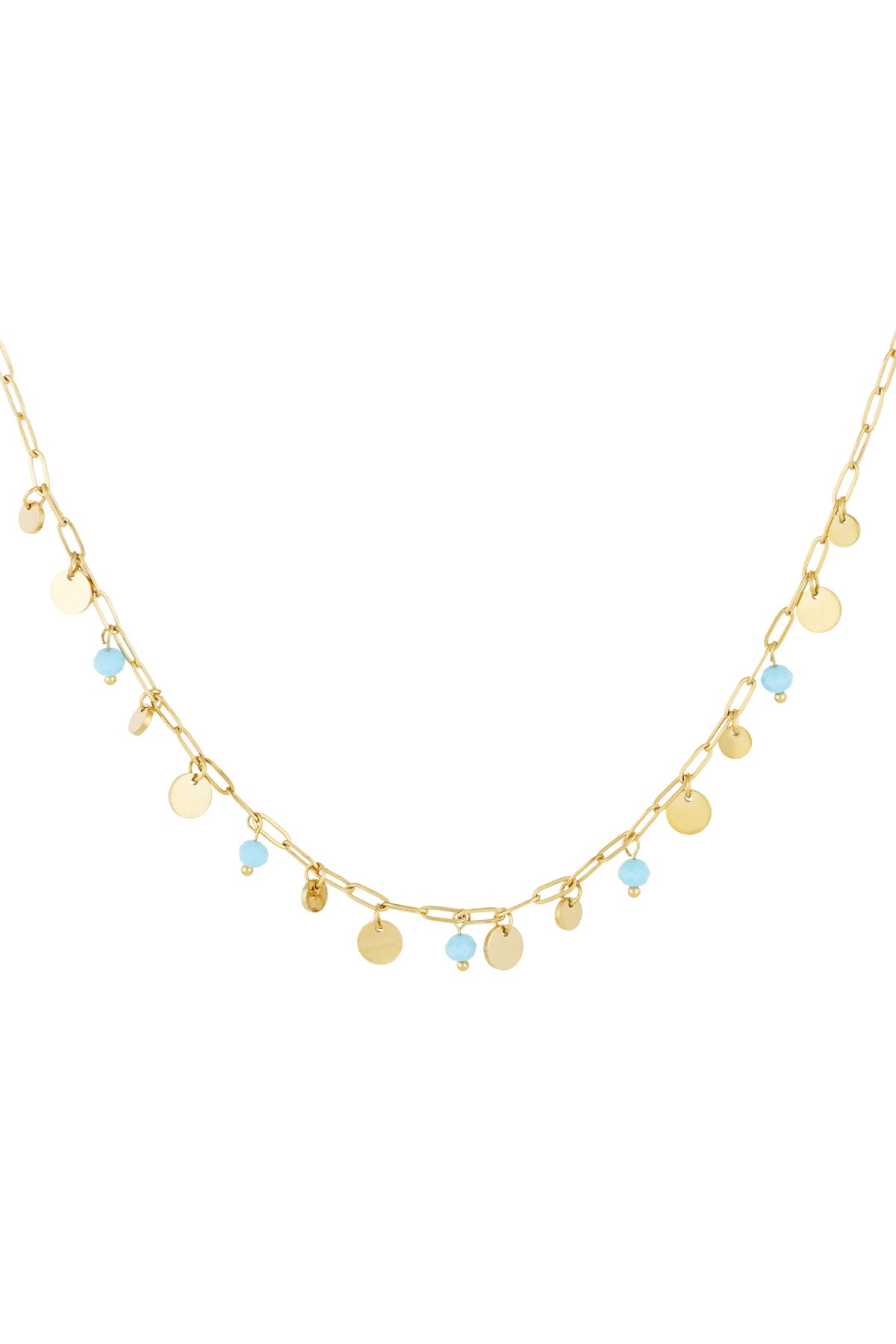 Ketting met hangertjes goud