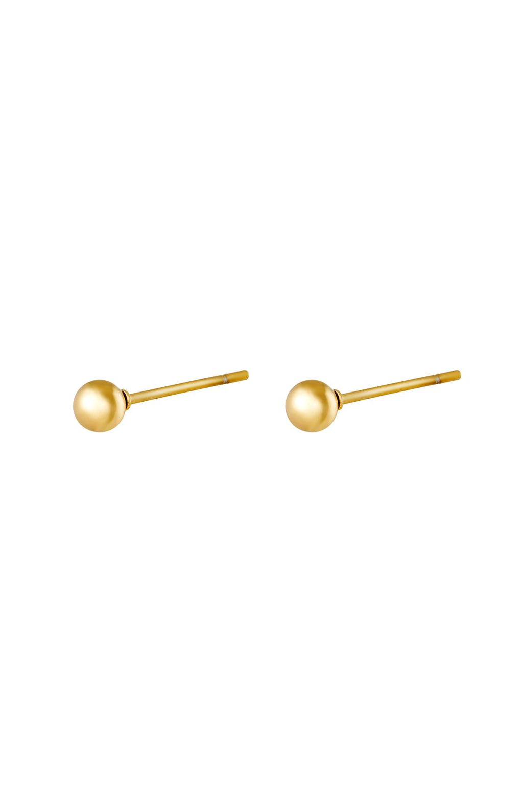 Oorbellen bolletje goud