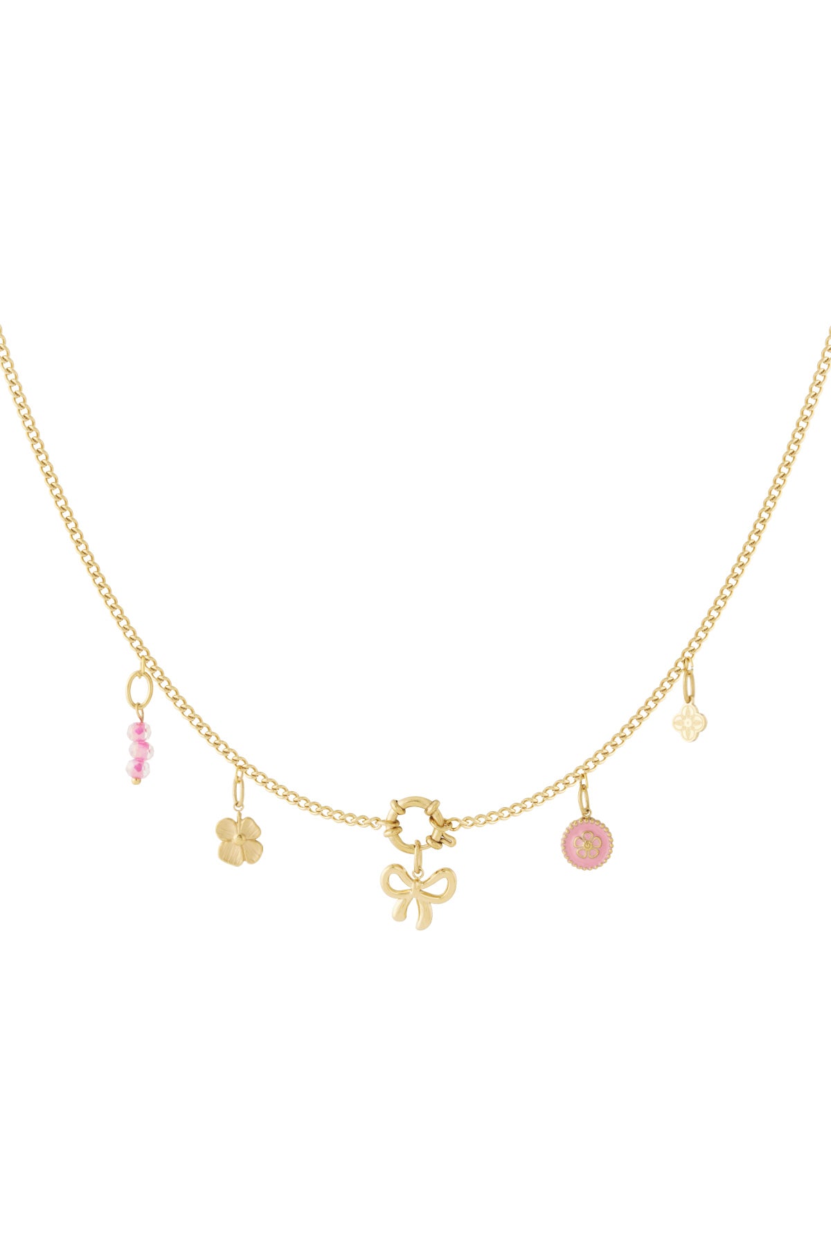 Ketting met bedels goud DIY