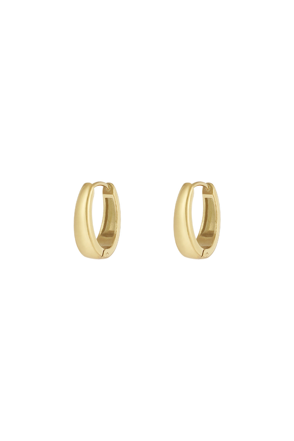 Oorbellen ring goud
