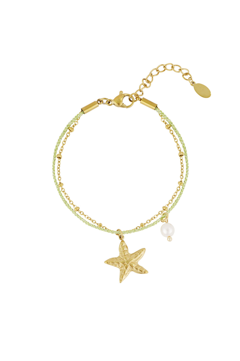 Armband zeester goud