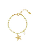 Armband zeester goud