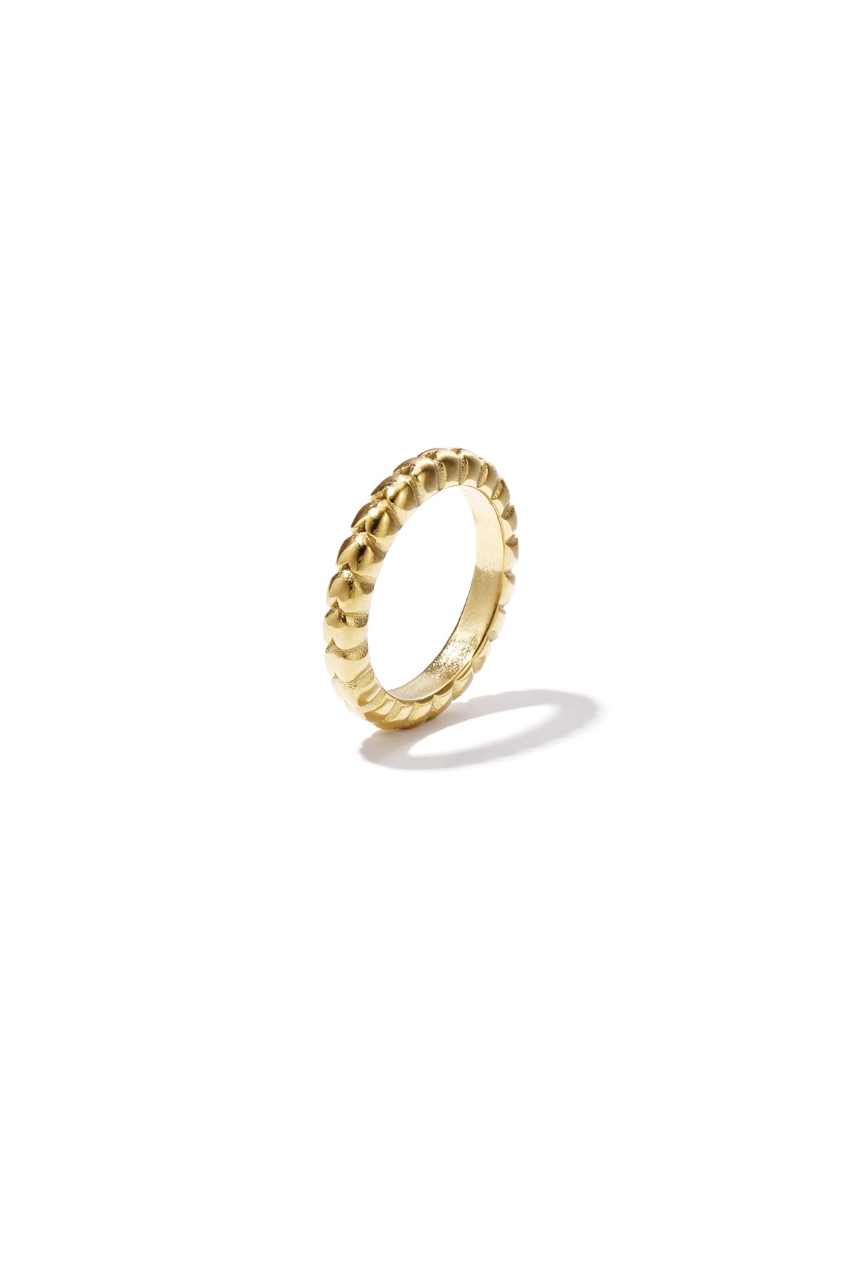 Ring hartjes goud