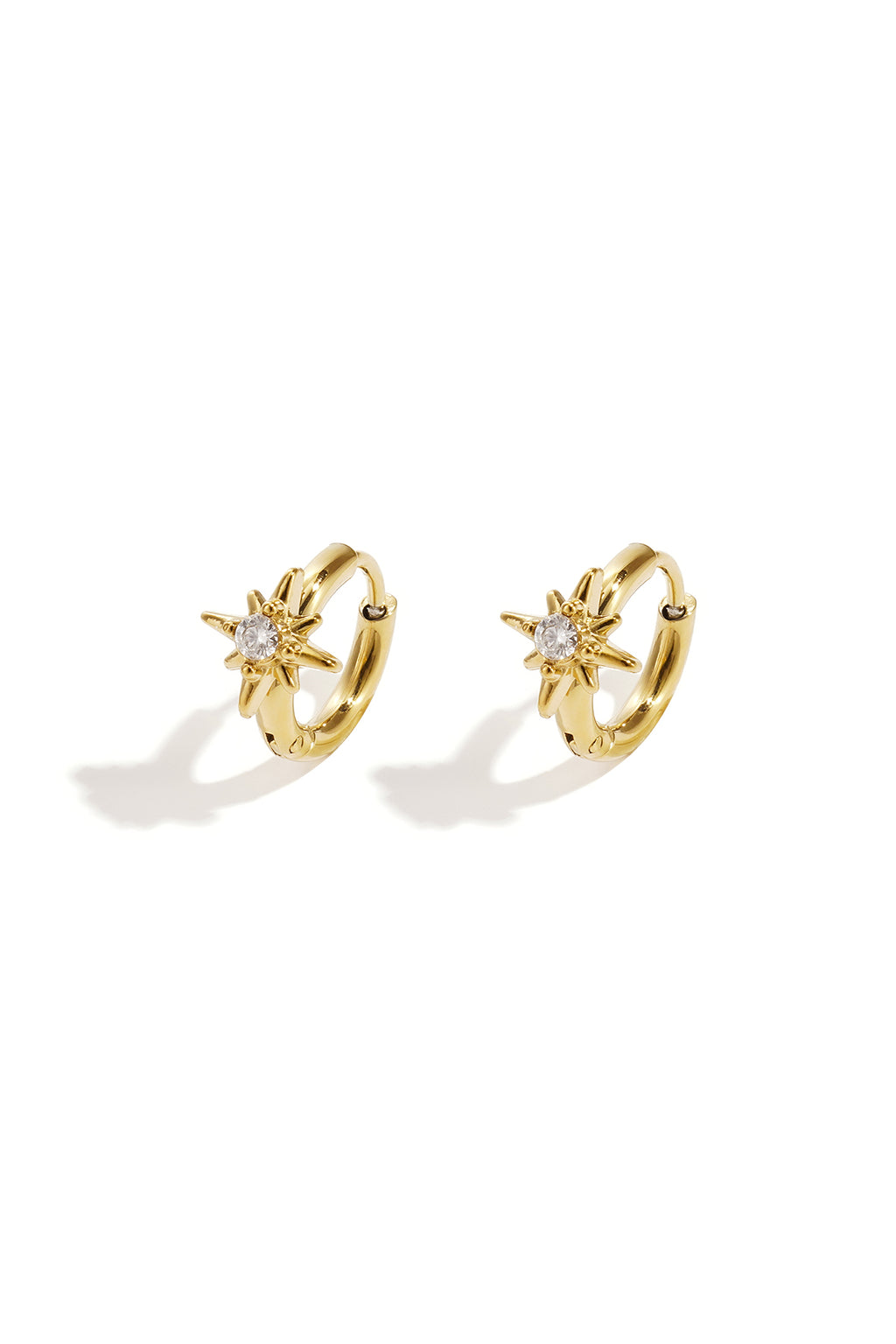 Oorbellen ster goud