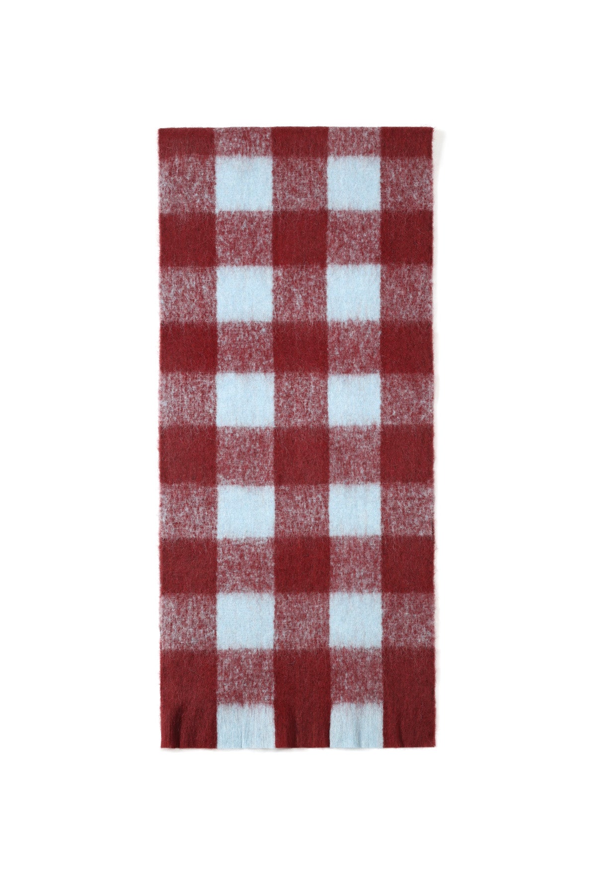 Sjaal geruit rood-blauw