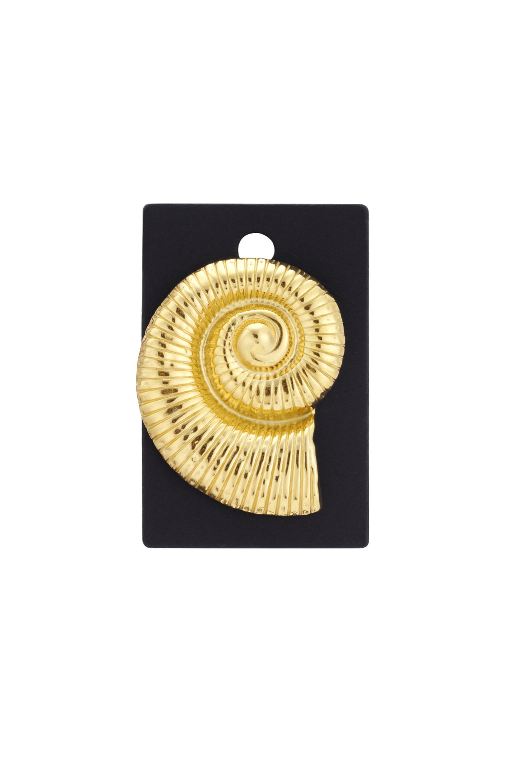 Broche schelp goud