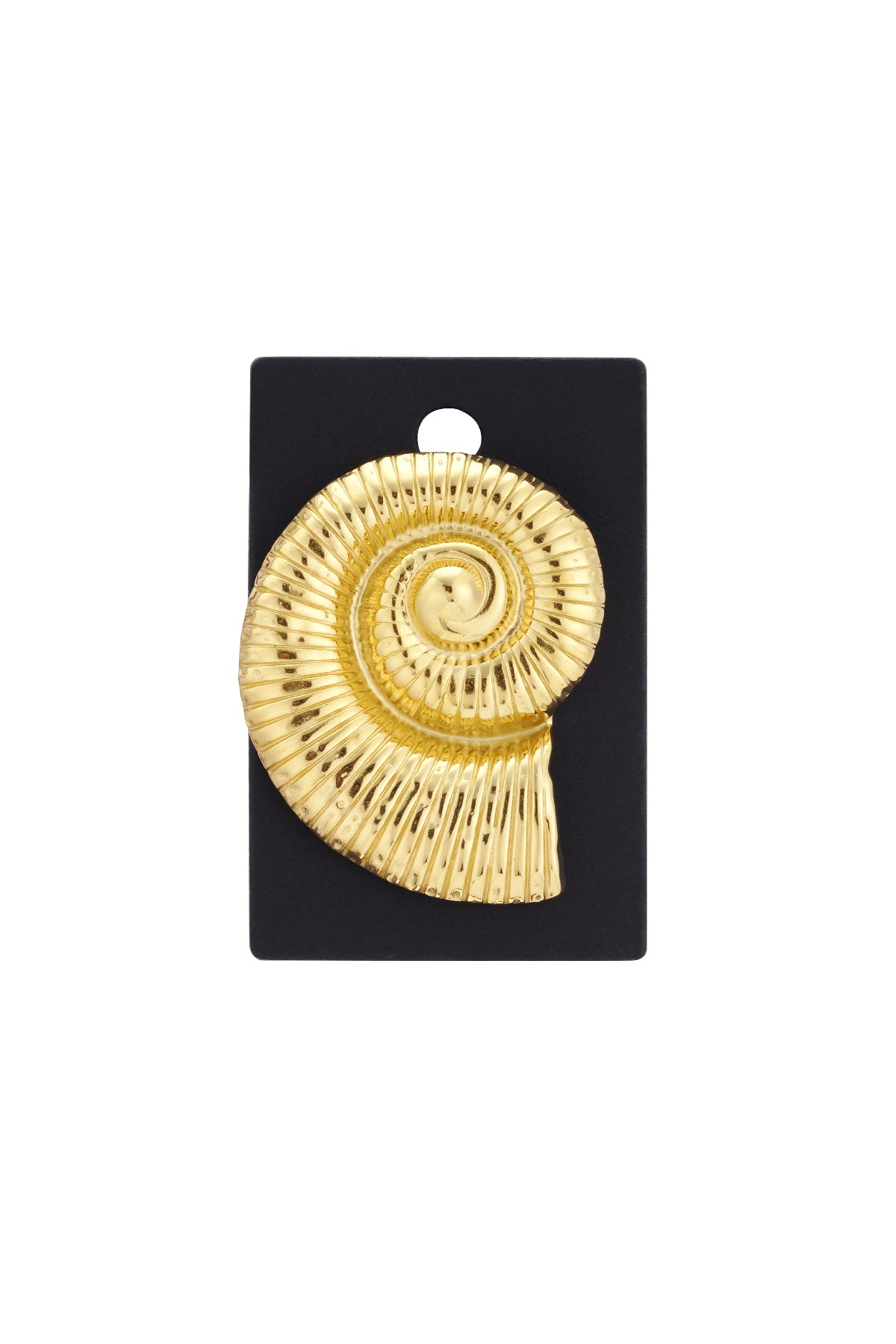 Broche schelp goud