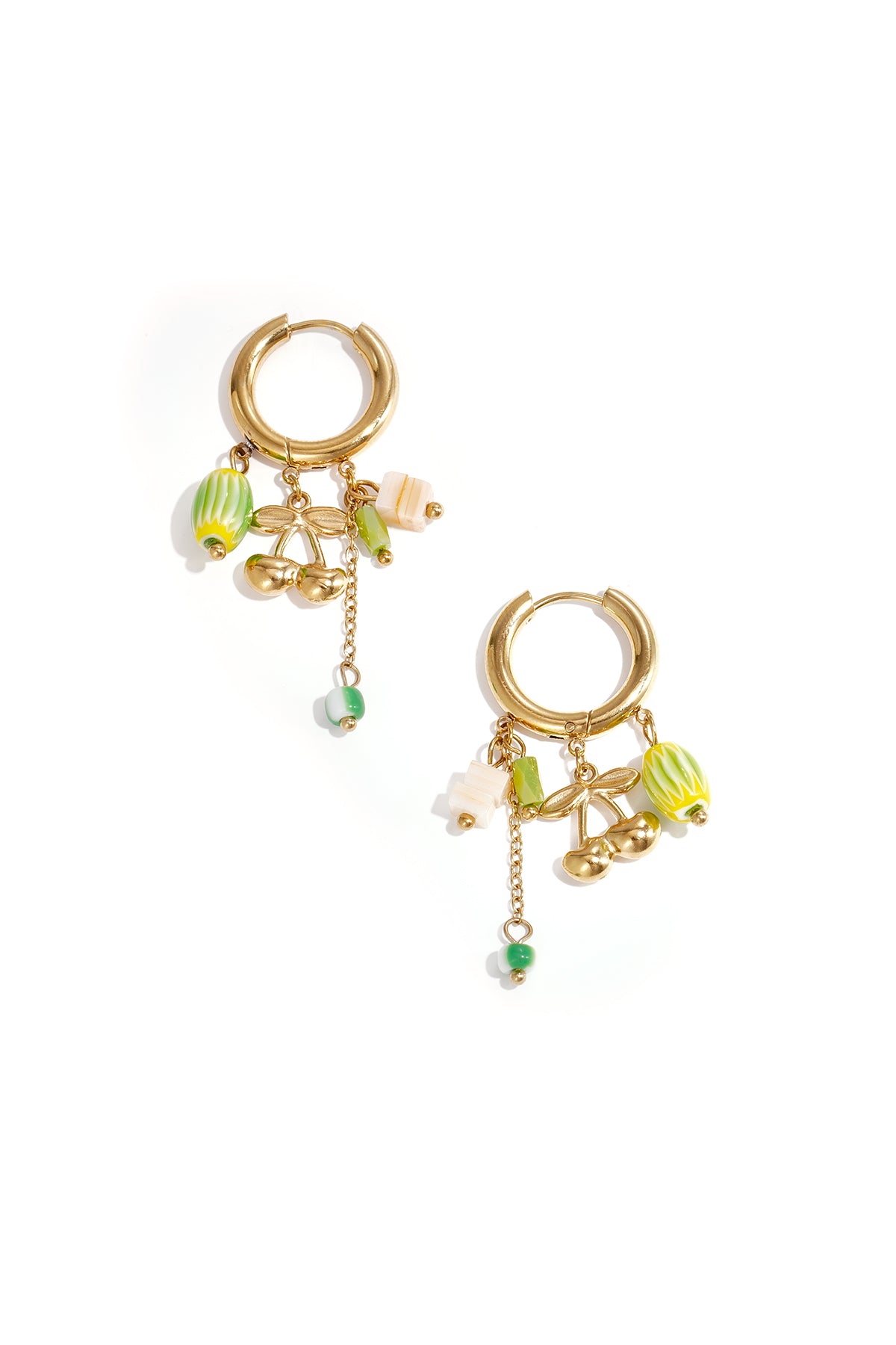 Oorbellen hangertjes goud