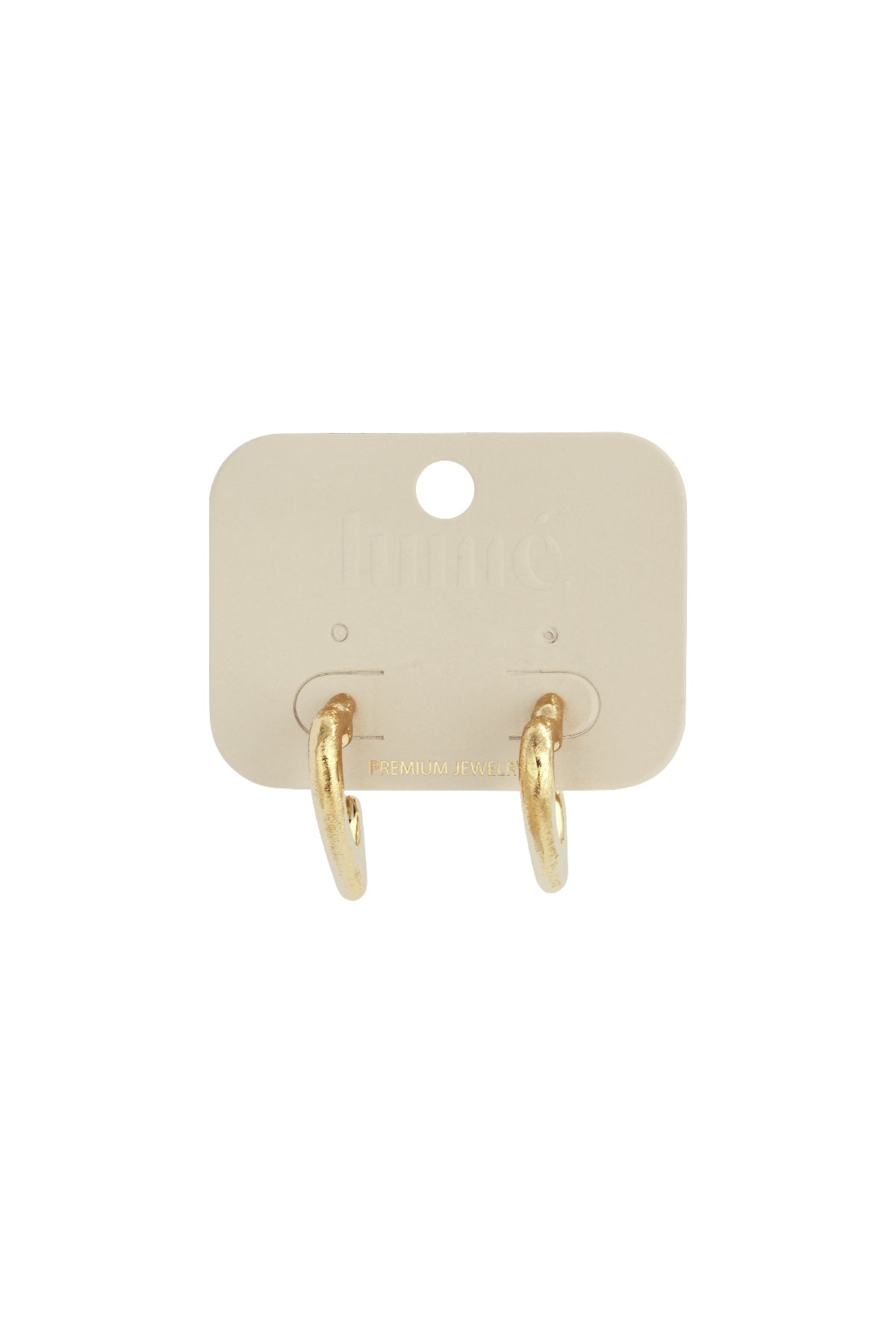 Oorbellen hartje goud