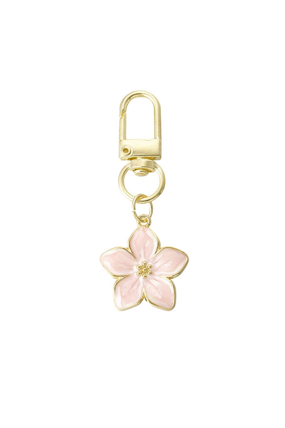 Bag charm bloem