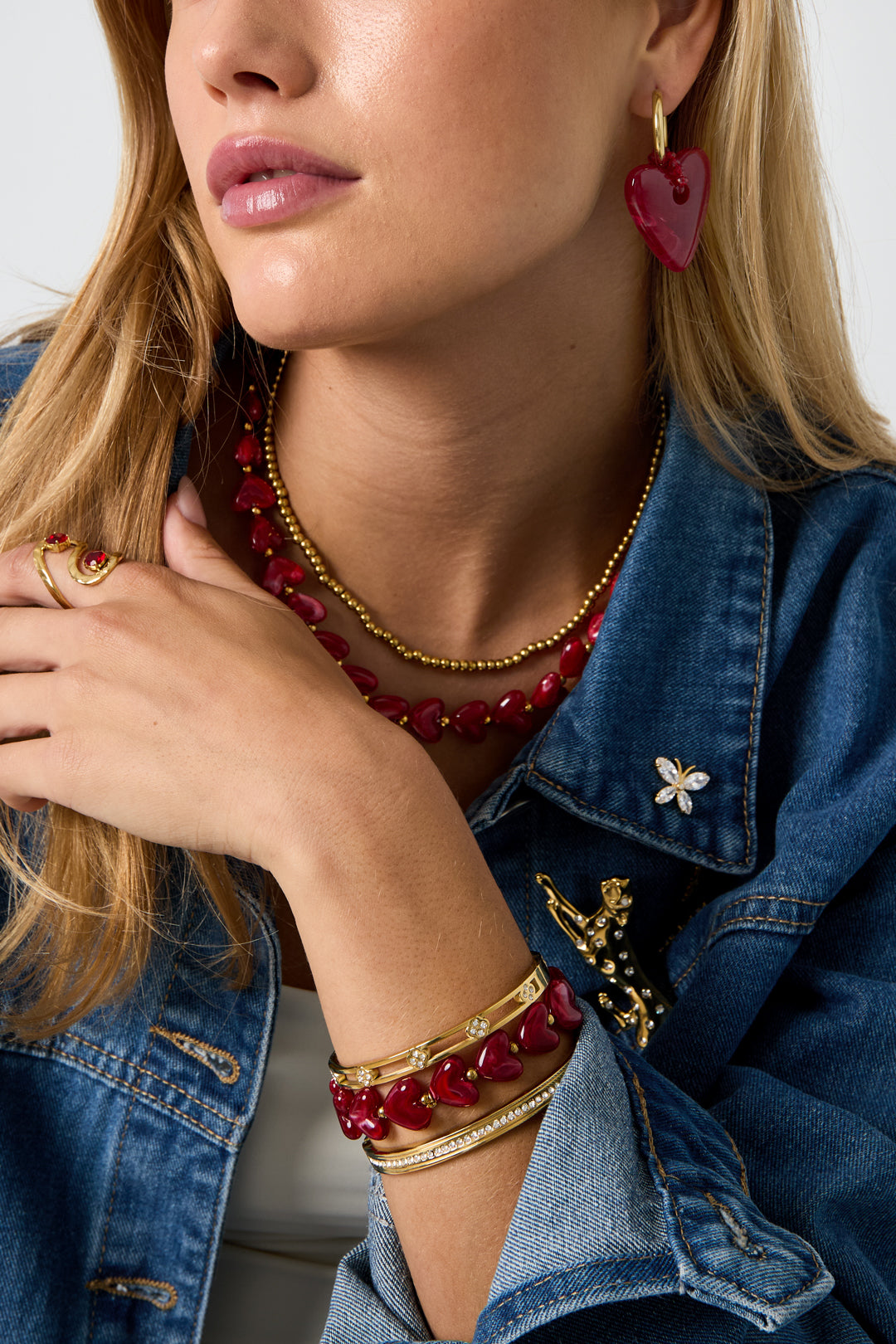 Armband hartjes