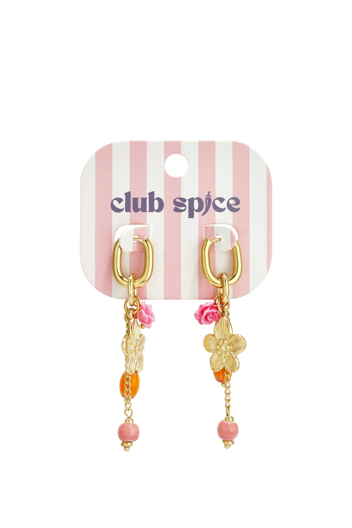 Oorbellen hangertjes goud