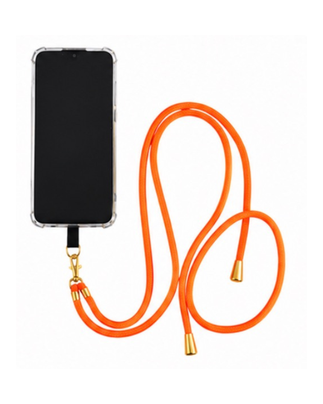 Telefoonkoord oranje