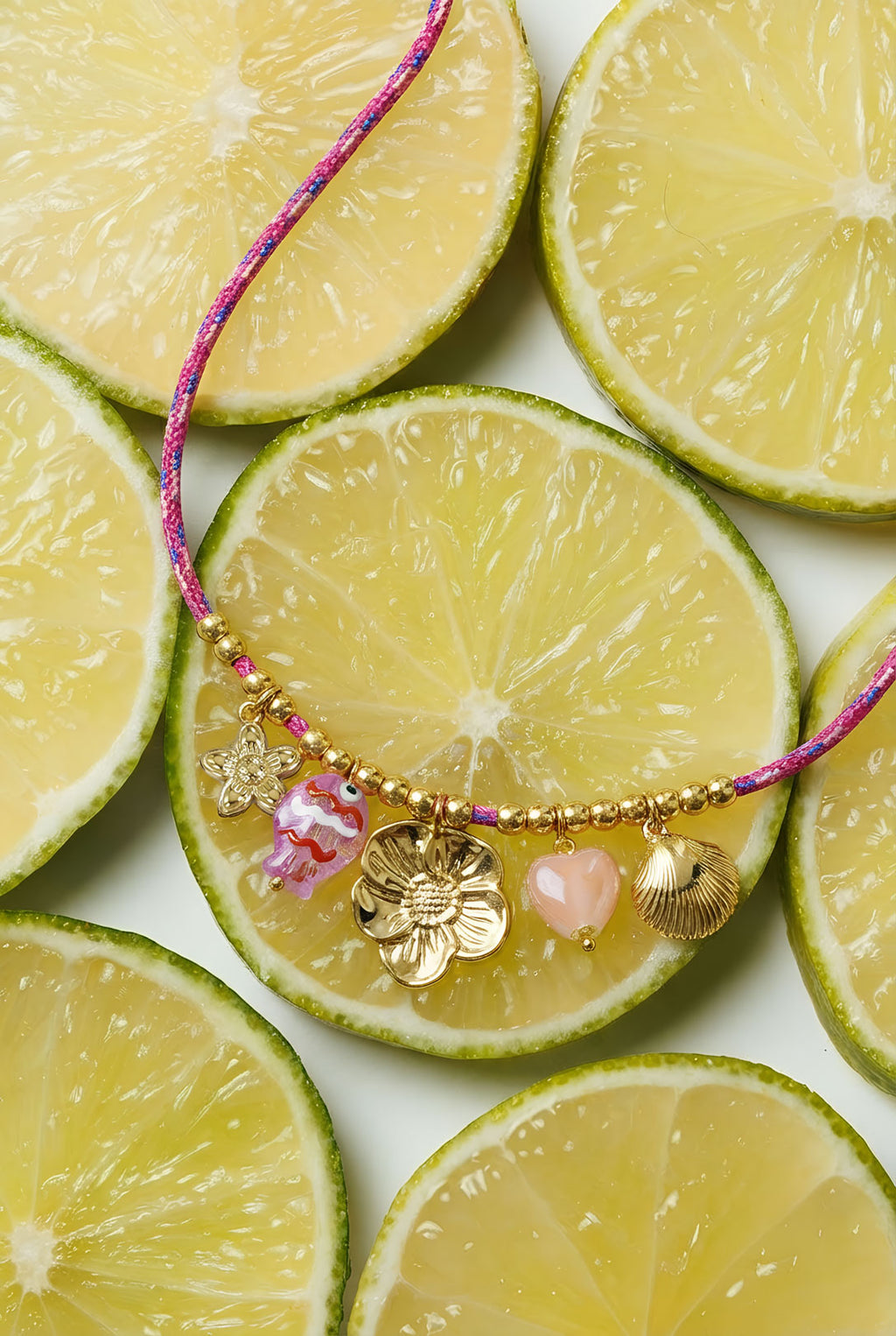 Ketting met hangertjes kleur