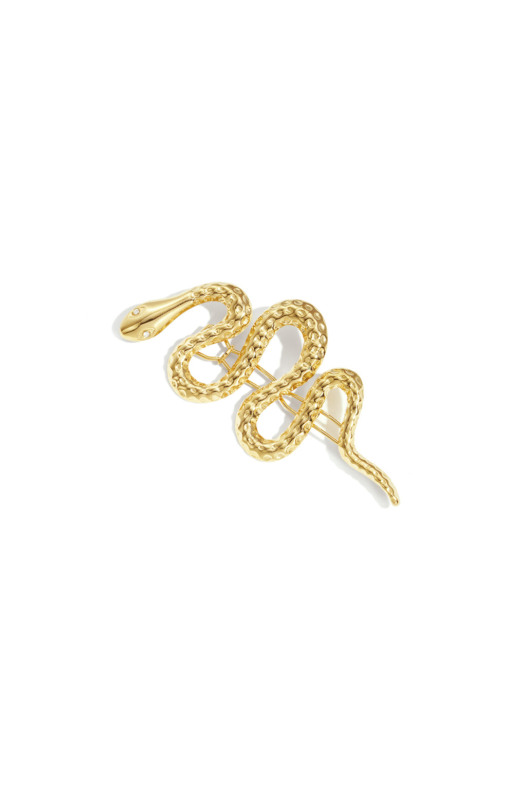 Broche slang goud