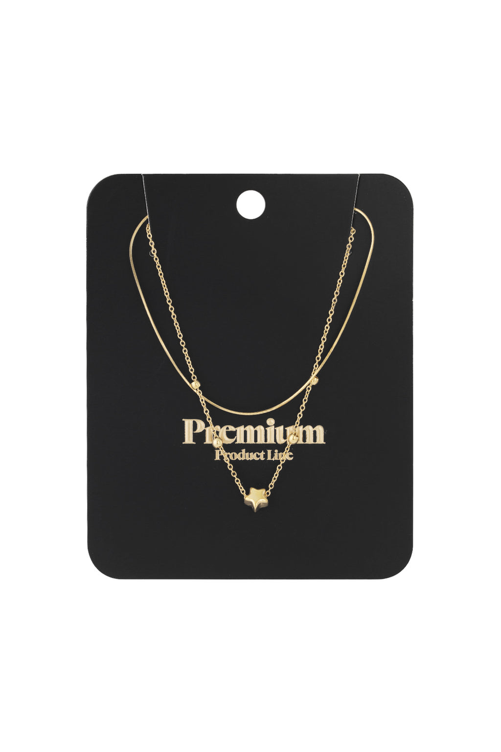 Ketting met sterretje goud