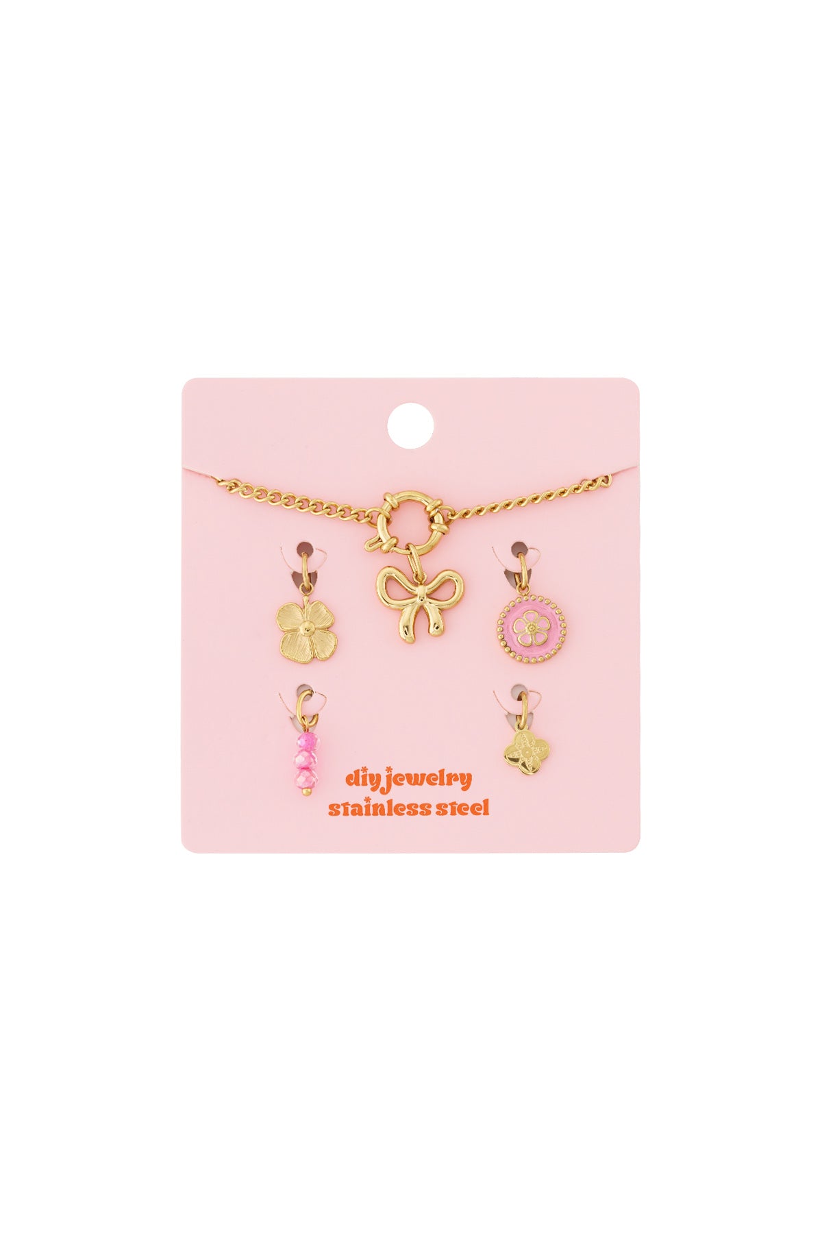 Armband strikje goud DIY