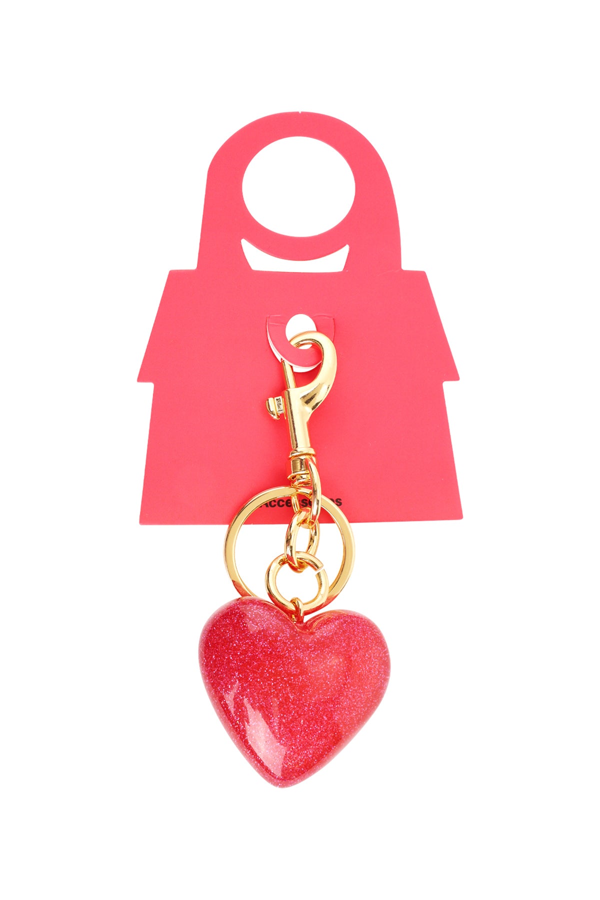 Bag charm hartje