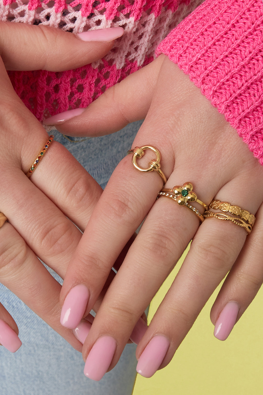 Ring cirkel goud