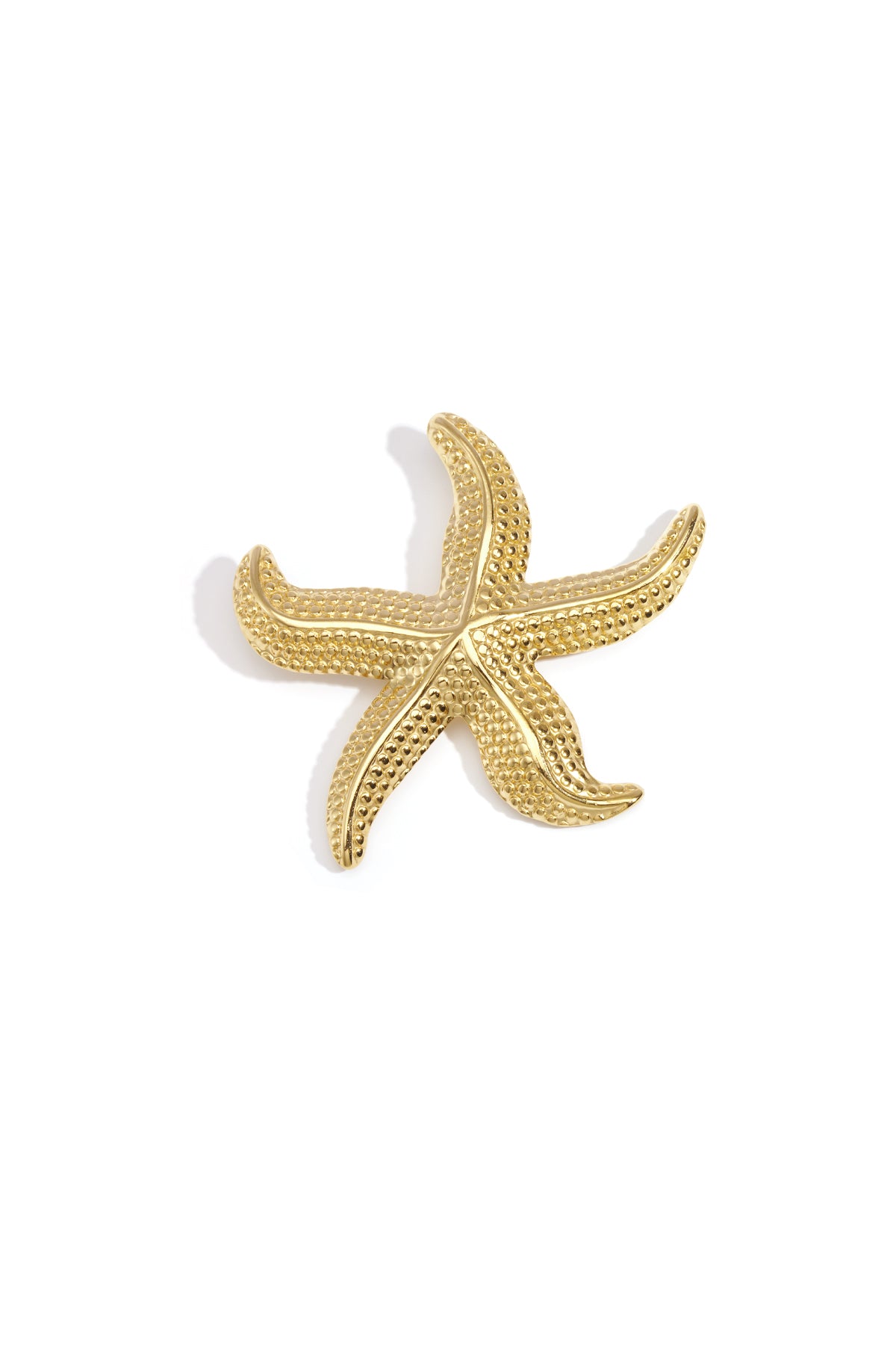 Broche zeester goud