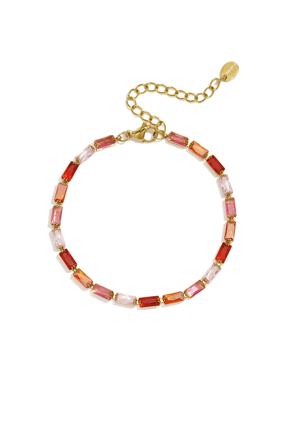 Armband gekleurd goud