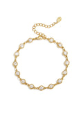 Armband met steentjes goud