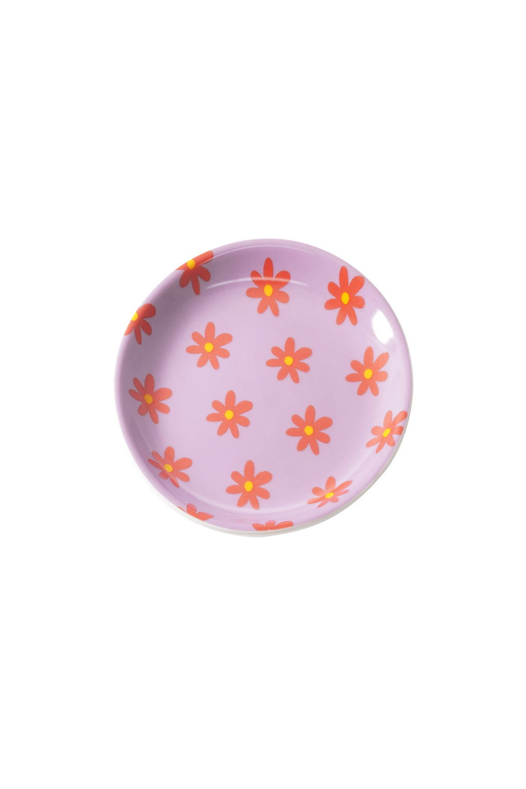 Sieradenschaaltje rond met bloemetjes