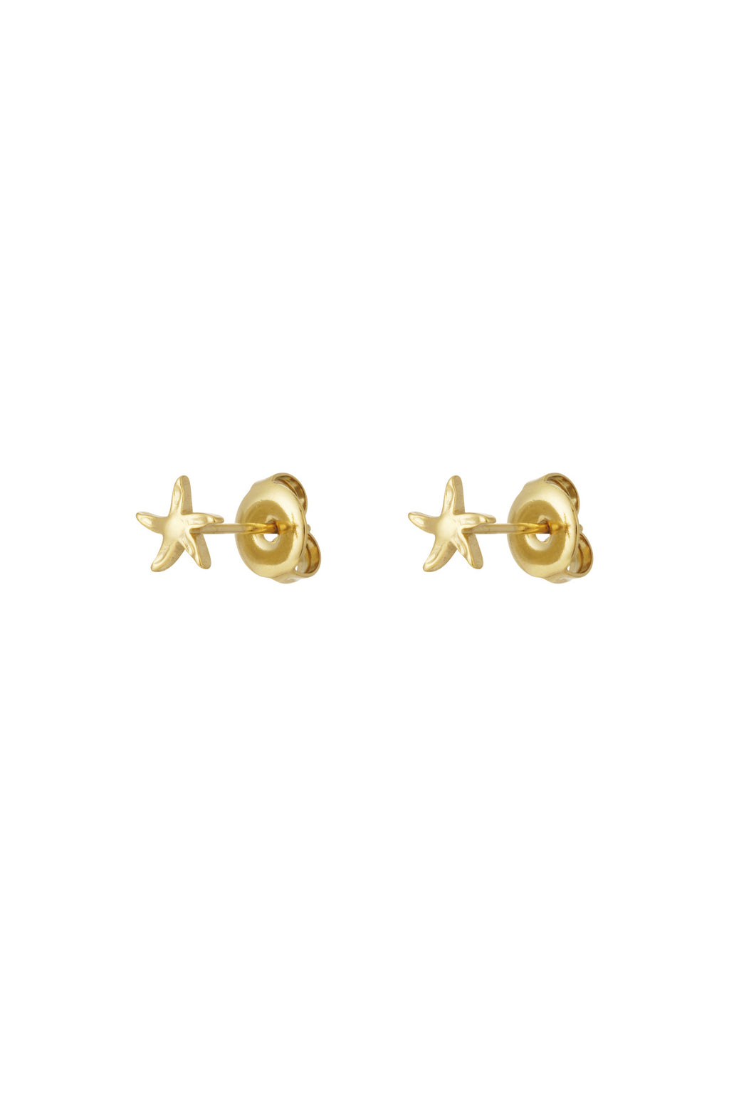 Oorbellen zeester goud