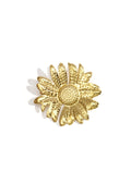 Broche bloem goud