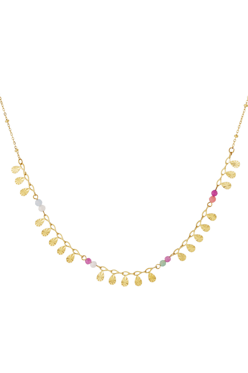 Ketting met hangertjes goud