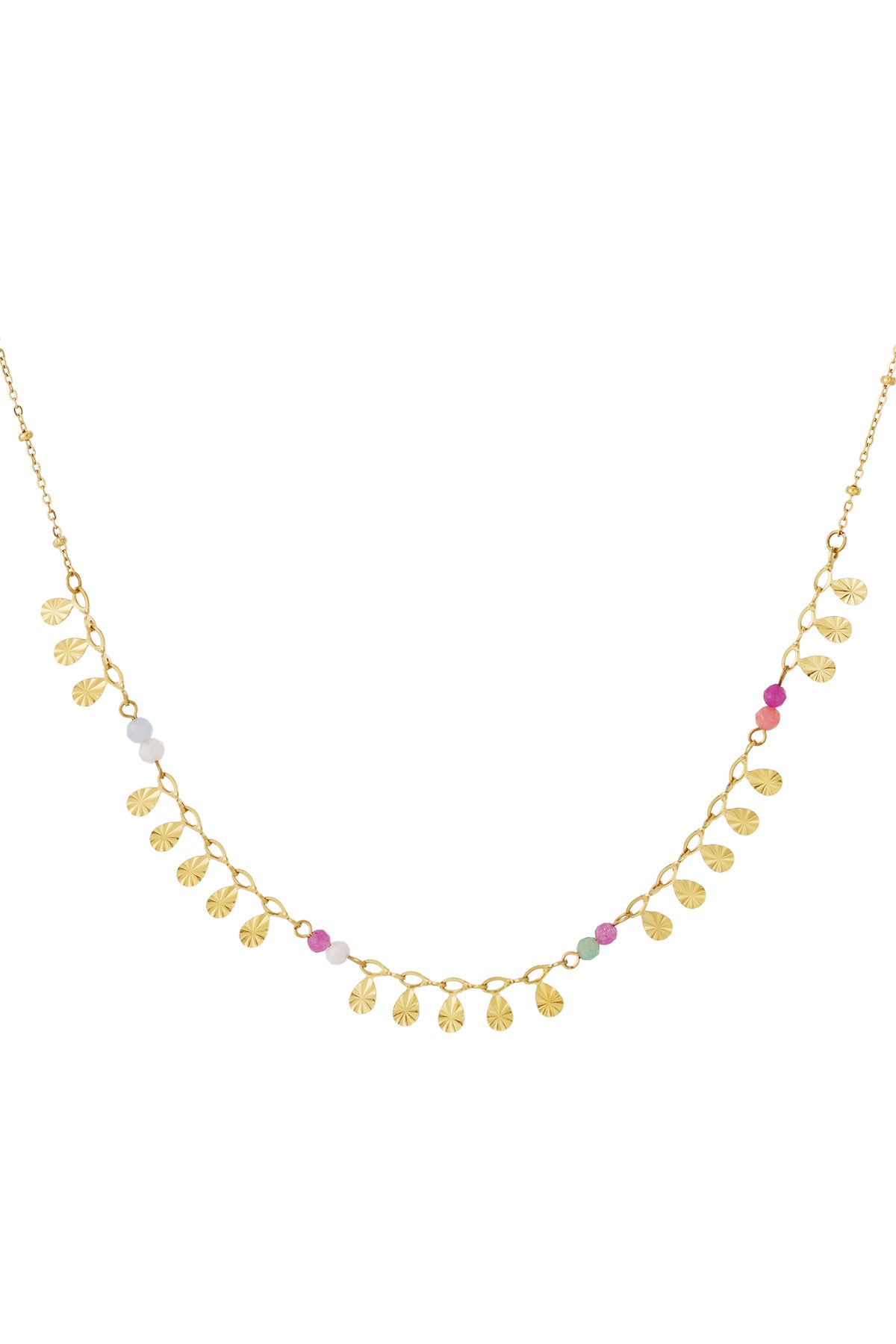 Ketting met hangertjes goud