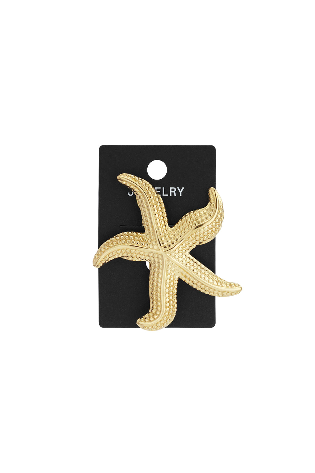 Broche zeester goud