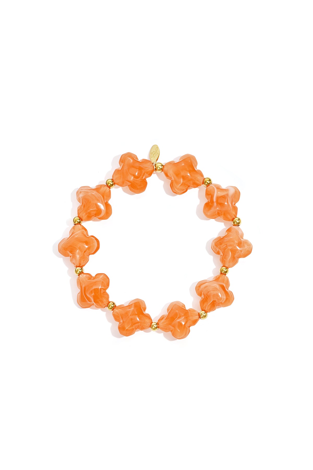 Gekleurde armband klaver