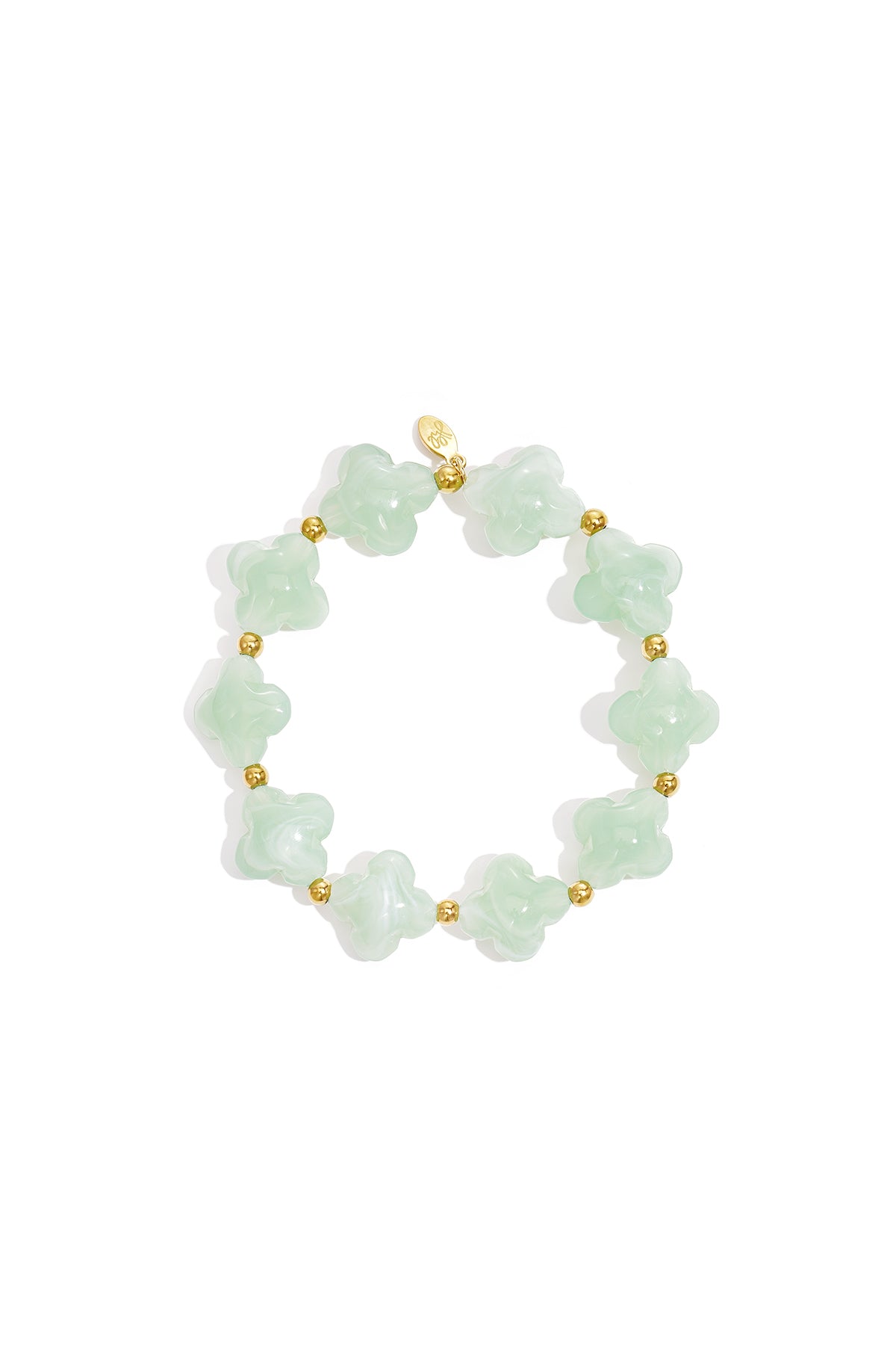 Gekleurde armband klaver