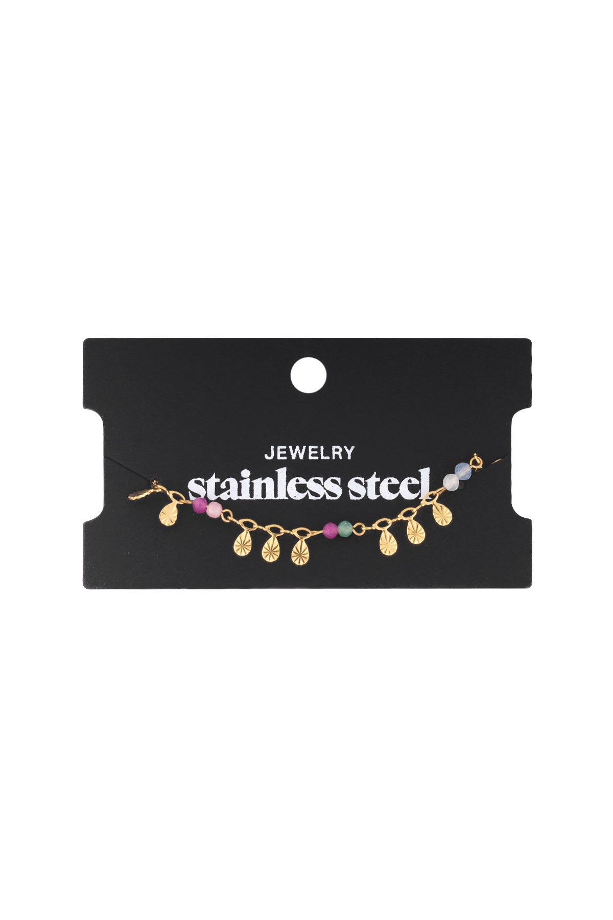 Armband met hangertjes goud