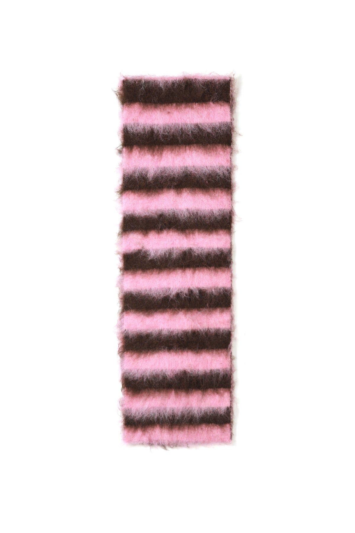 Sjaal gestreept roze-bruin
