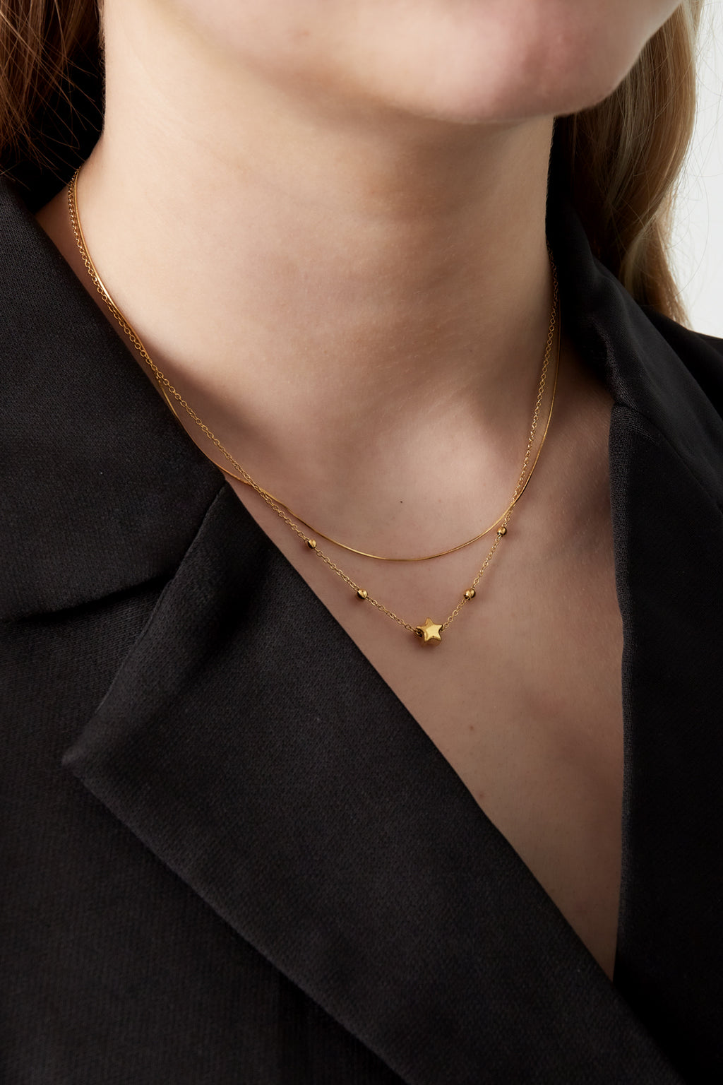 Ketting met sterretje goud