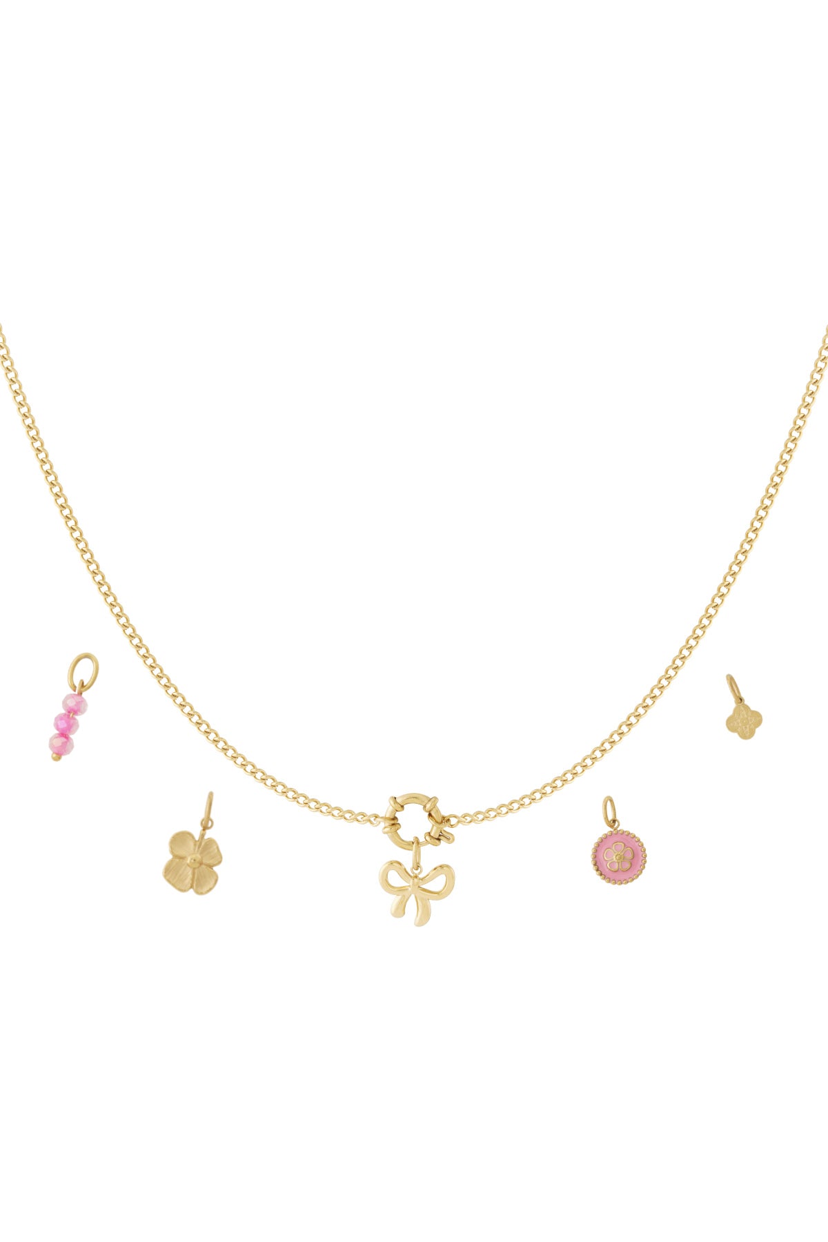 Ketting met bedels goud DIY