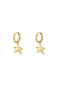 Oorbellen ster goud