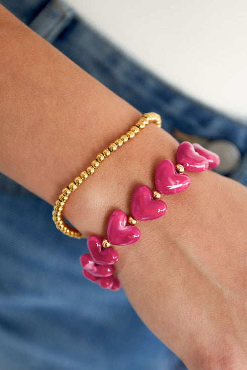 Armband hartjes