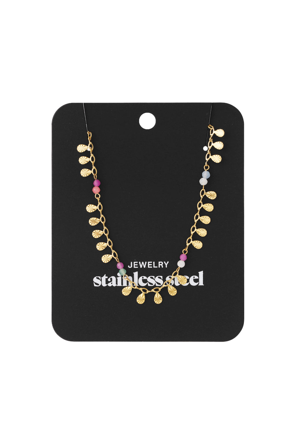 Ketting met hangertjes goud