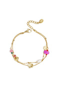 Armband met hangertjes goud