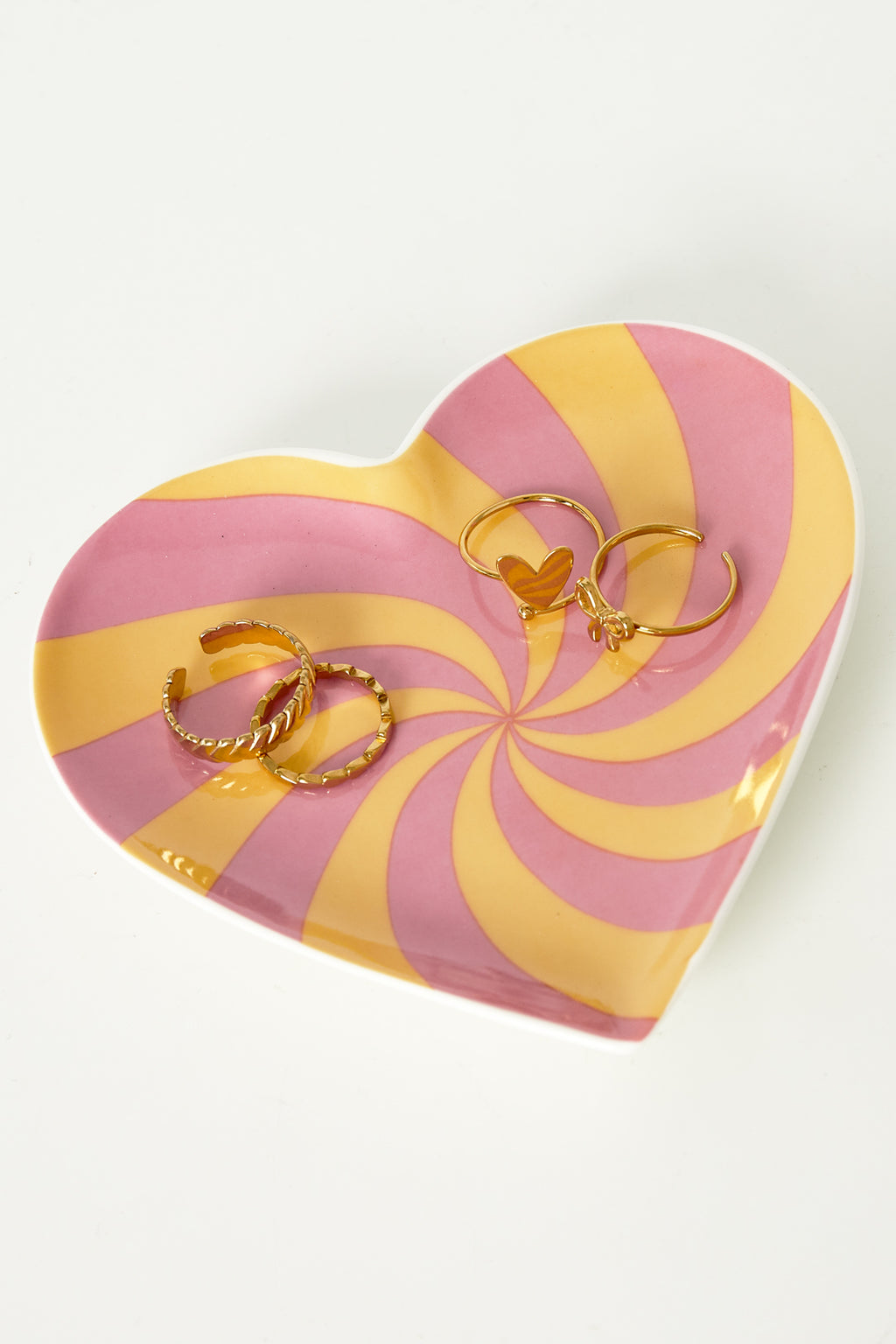 Sieradenschaaltje hart swirl