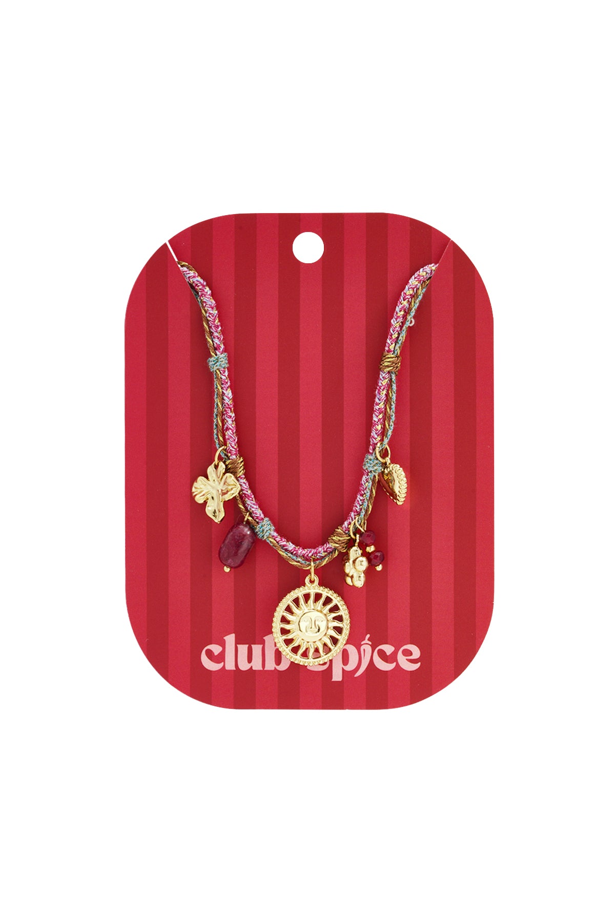 Ketting met hangertjes goud